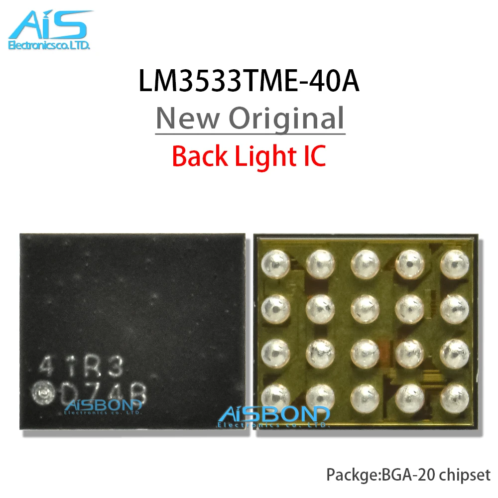 

5Pcs/Lot New LM3533TME-40A LM3533TME Top mark D74B For Smart Mobile Phone dark screen backlight IC DSBGA-20 LED Boost 20Pin