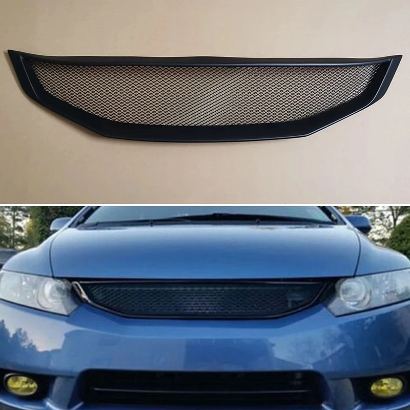

Подходят для Honda Civic Si Sedan 2009 2010 2011 комплект аксессуаров для кузова передний бампер решетка редизайн гоночная решетка