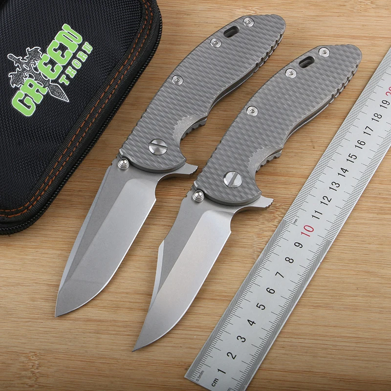 зеленый шип XM - 18 TC4 титановый черешок VG10 лезвие полевая охота практический нож EDC