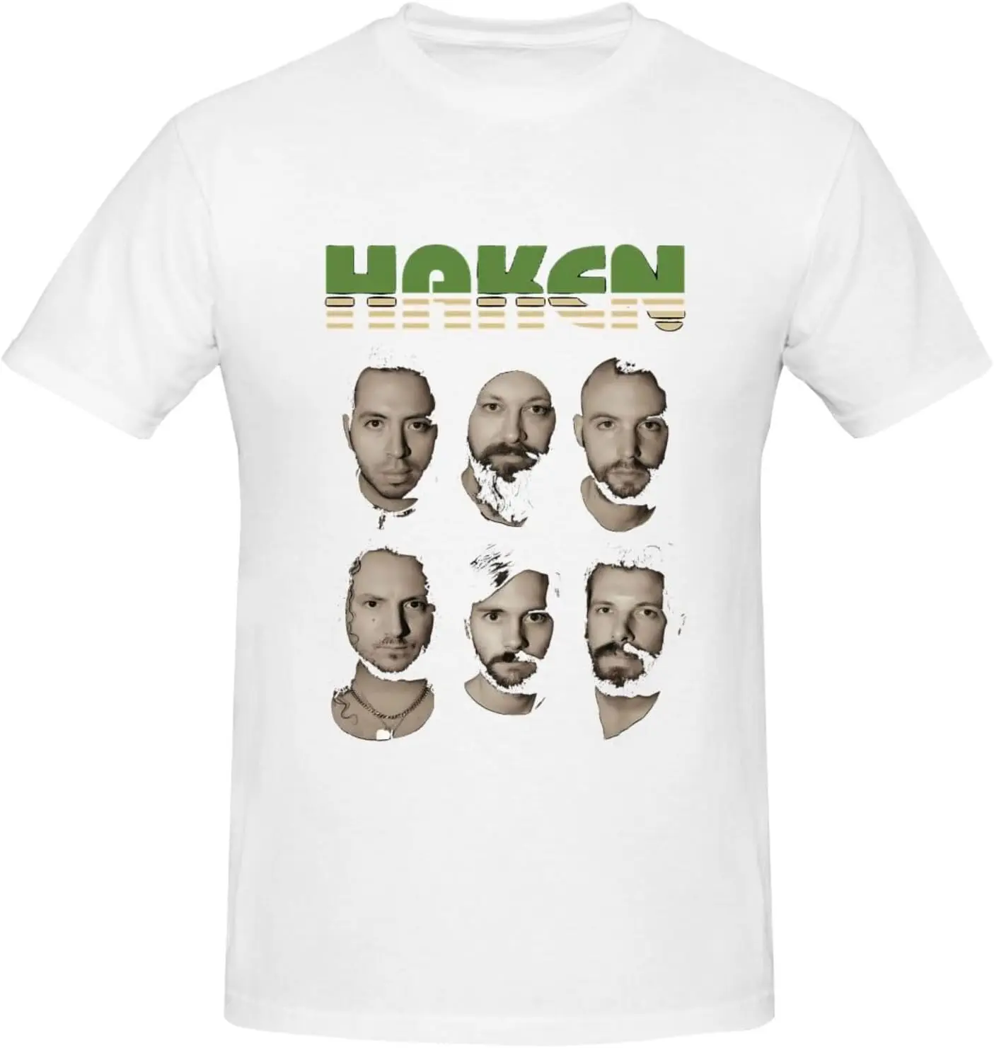 Мужские Базовые Футболки Haken с короткими рукавами высококачественные 100%