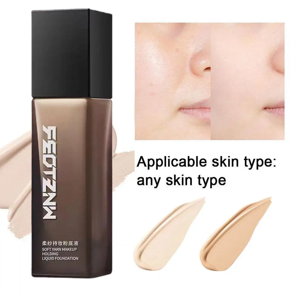 

Soft Makeup Foundation Liquid Skin Care Mask Lasting Female Concealer Makeup Foundation GenuineWhitening Oil-control Cosmet R6T4