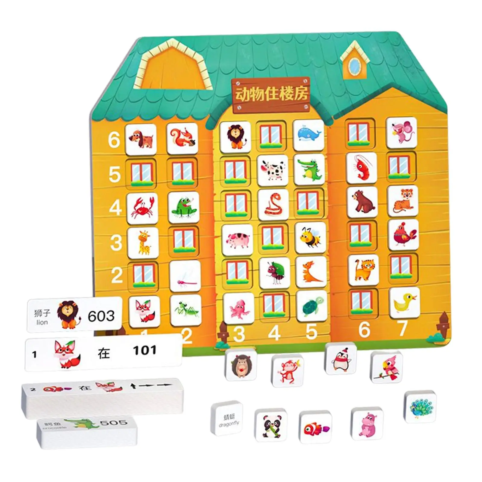 

Wooden Animals Puzzle Toys Developmental for Boys and Girls Holiday Gifts