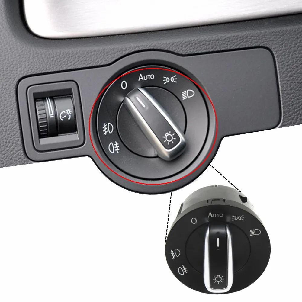 

For Volkswagen Passat B5 B6 Polo Touran Bora Passat CC VW Golf 4 MK5 Caddy Jetta Car Headlight Control Switch Fog lamp Switches