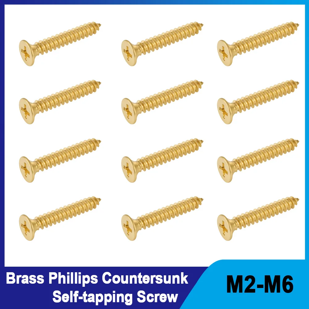 

Латунные саморезы Phillips M2 M3 M3.5 M4 M5 M6