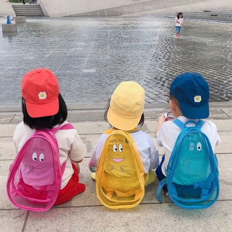 Colorful PVC Backpack Animation Backpack Summer Vacation Snacks Toys Swimming Outdoor Street Photography Children's Small Bag