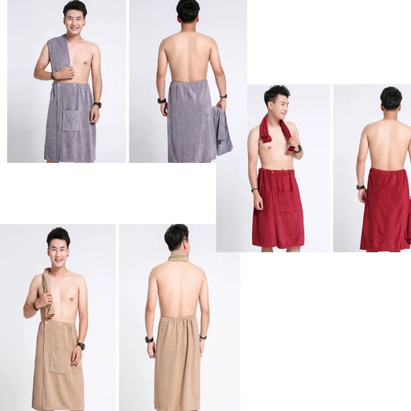 

Bath Towel for Home Robe Bathroom Bath-house Beach Hotel Terry Face Bathrobe for Man Cotton Towels Set Free Shipping