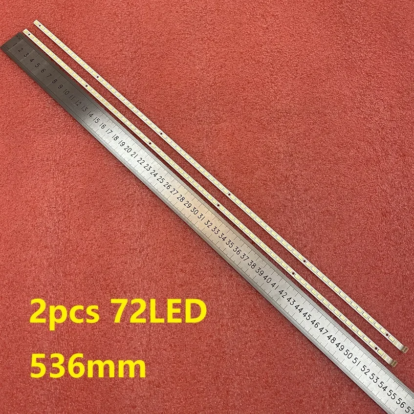Комплект Из 2 Светодиодных Лент 72led 536 Мм Для Моделей Телевизоров Toshiba 42sl863 42sl833