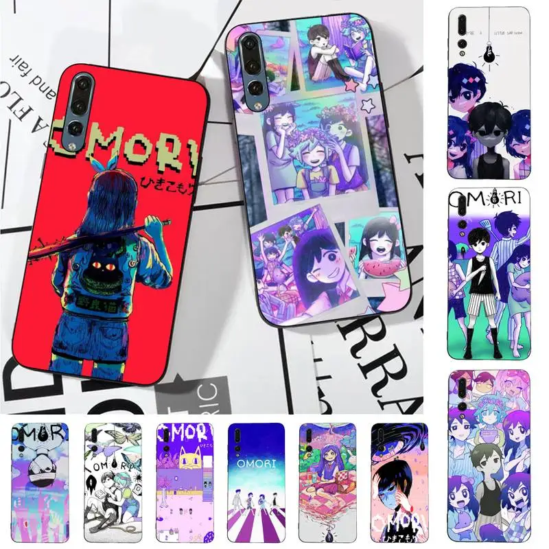 

Cute Cartoon Omori Game Phone Case For Huawei P 8 9 10 20 30 40 50 Pro Lite Psmart Honor 10 lite 70 Mate 20lite