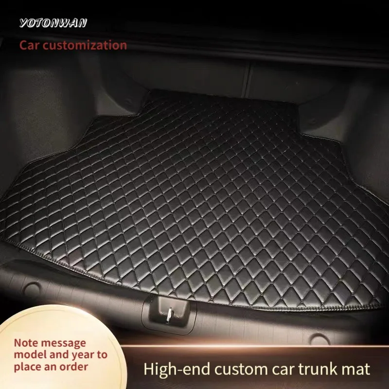 

YOTONWAN Waterproof Custom Leather Car Trunk Mat 100% For Lincoln All Models Navigator LT MKS MKZ MKC MKX MKT Auto Accessories