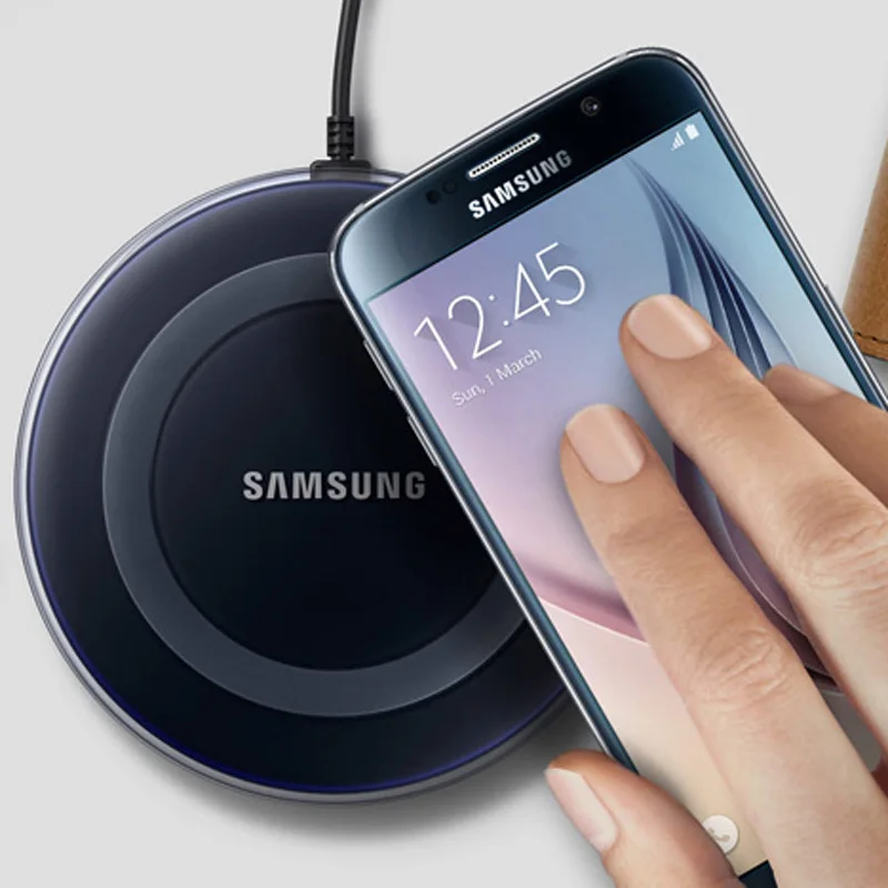 qi wireless charger for samsung galaxy s6 edge s6 g9200 g9250 s6edge note 5 g9280 s7 s8 plus s9 s10 ep pg920i free global shipping