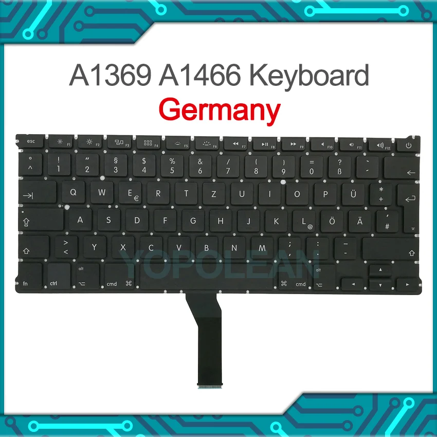 

New Laptop Germany Keyboard For Macbook Air 13" A1369 A1466 2011-2017 Years