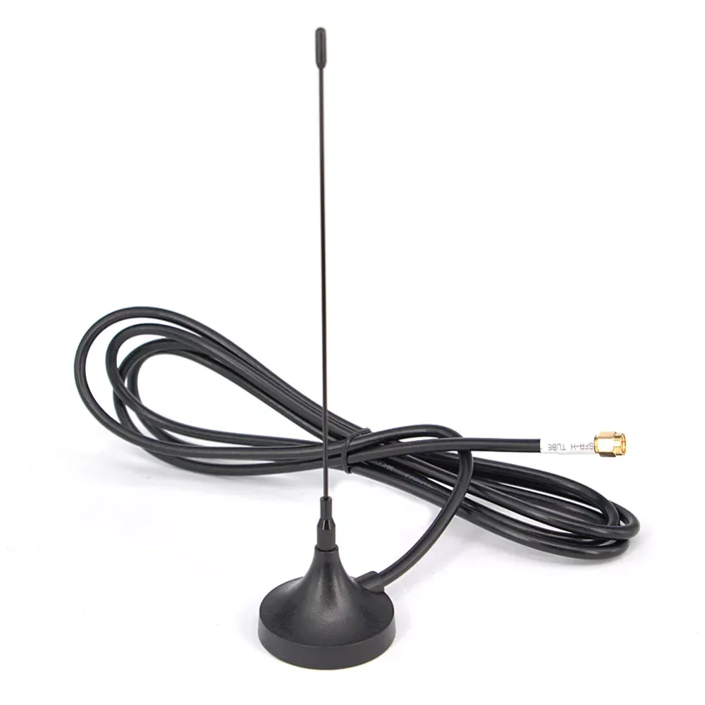 The new 10 piece/lot 5 dbi 433Mhz Antenna SMA Male RG58 2M High Quality UHF antenna for Ham Radio Signal Booster Wireless Repeat