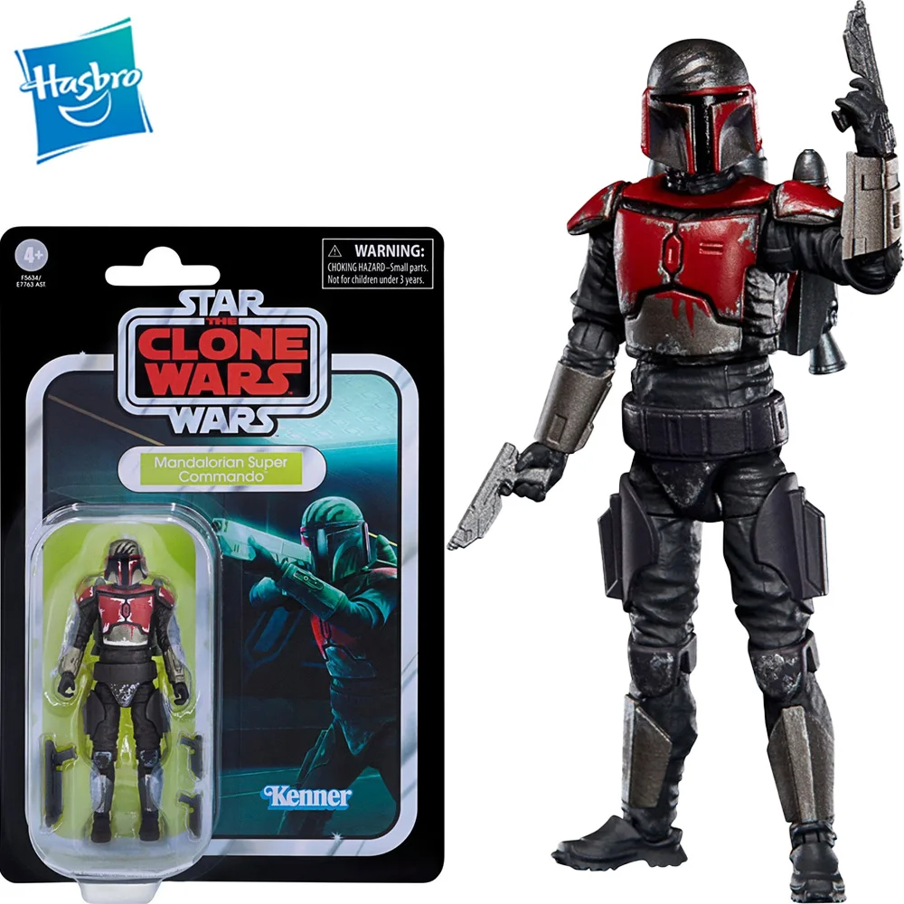 

Original Hasbro Star Wars The Vintage Collection Mandalorian Super Commando 3.75-Inch Action Figure Model Toys Gift