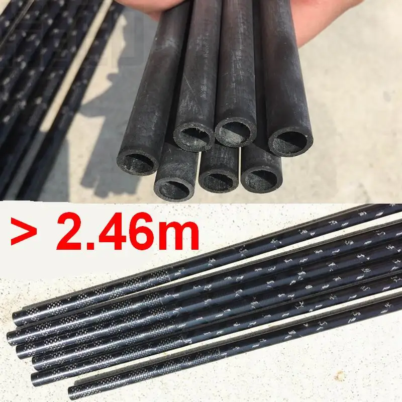 2.46m 2.58m 2.7m 3m 3.0m 3.18m 3.6m Do it Yourself DIY Carbon Fiber Fishing Rod Made from Good Sections Blanks