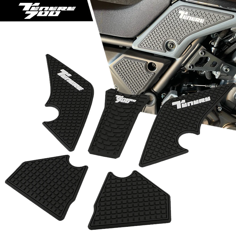 

For Yamaha Tenere 700 T7 Rally XTZ TX 690 700 2019-2023 2022 Motorcycle Non-slip Side Fuel Tank Stickers waterproof pad stickers