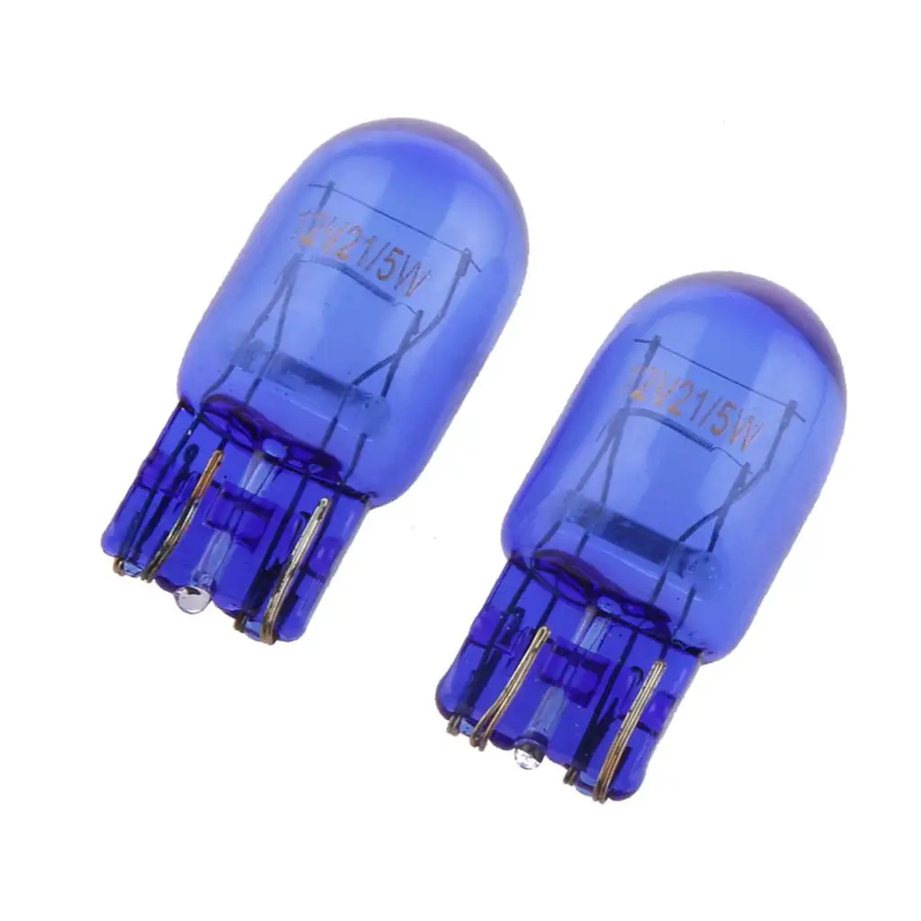 2 лампы DRL 580 7443 W21/5 Вт T20 СУПЕР БЕЛЫЙ Ксенон для