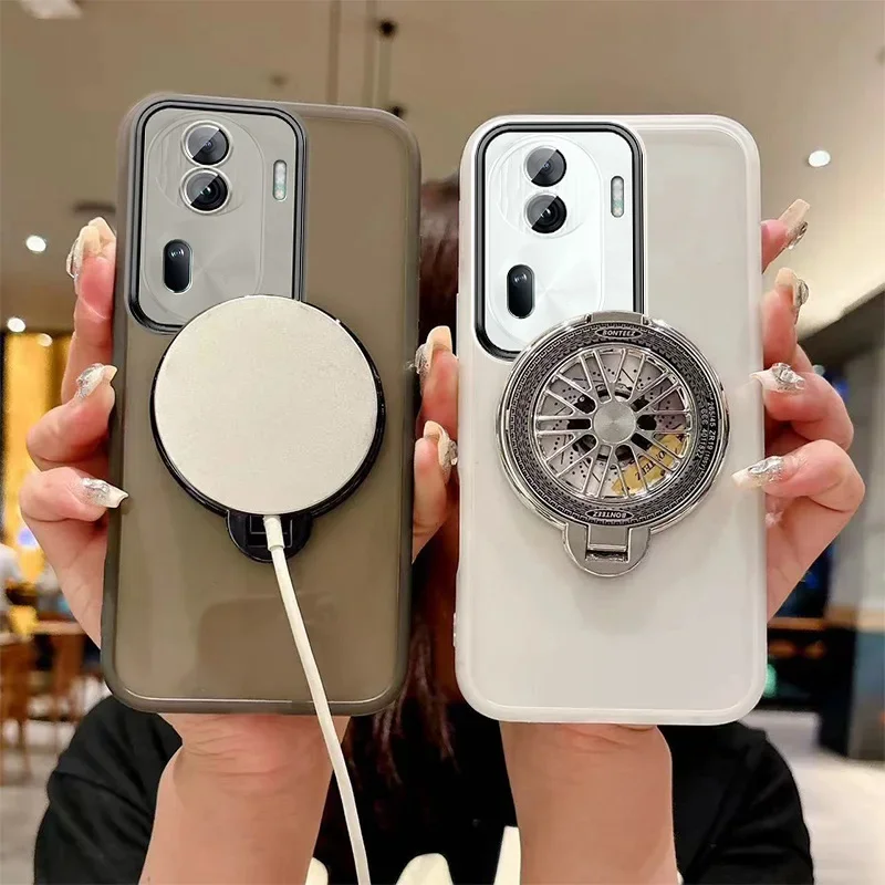 OppoReno12F чехол для мобильного телефона с ромбовидной опорной рамкой RENO12PRO простой