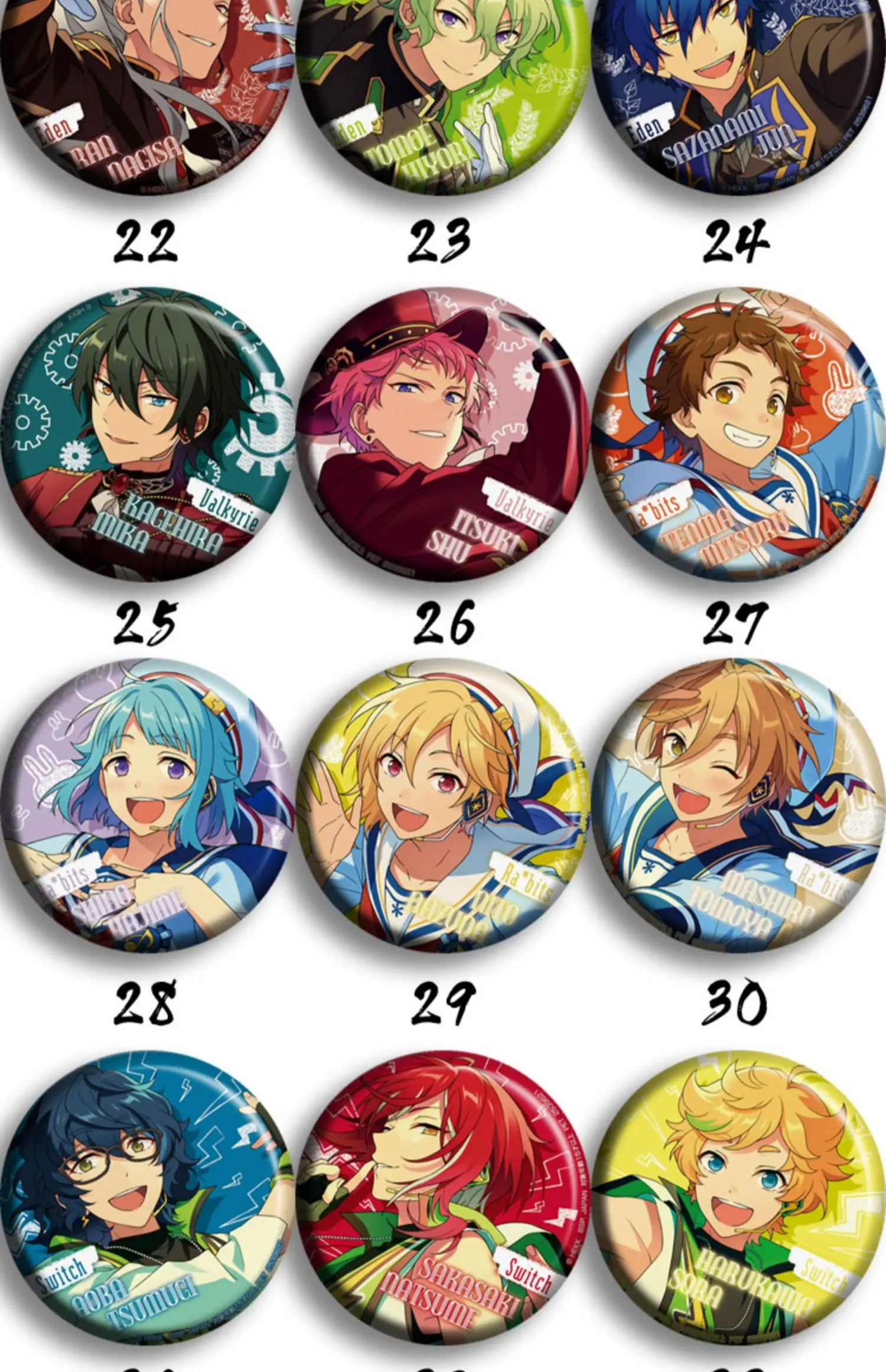 

6 шт./компл. 58 мм крутая брошь с изображением героев мультфильма «Звезда», крутые пуговицы