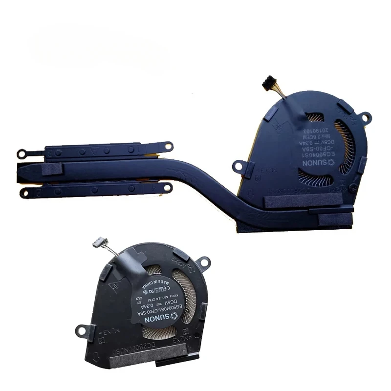 Новый оригинальный вентилятор охлаждения процессора ноутбука с радиатором для