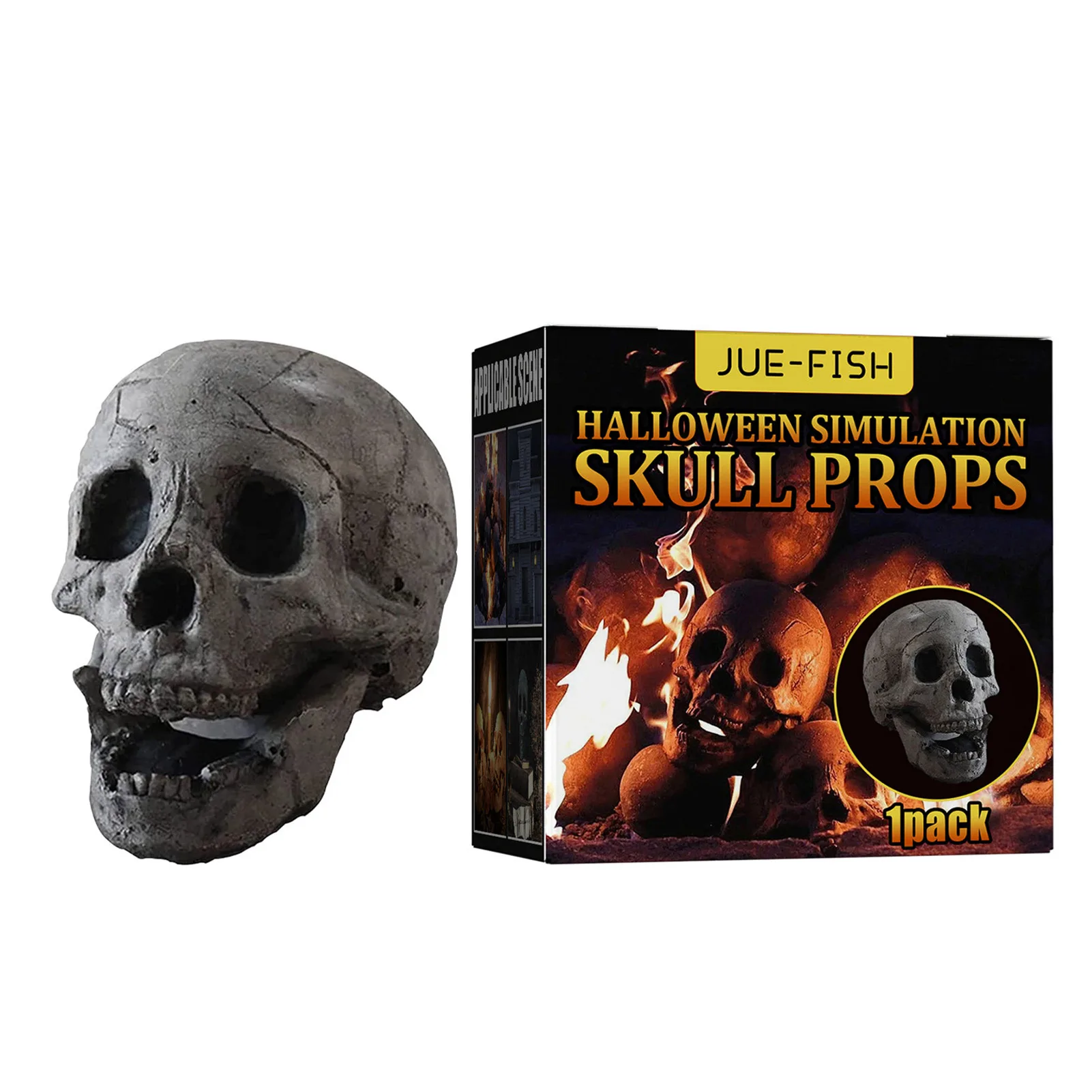 Пожарная яма Череп аксессуары для украшения детской ямы человеческий скелет