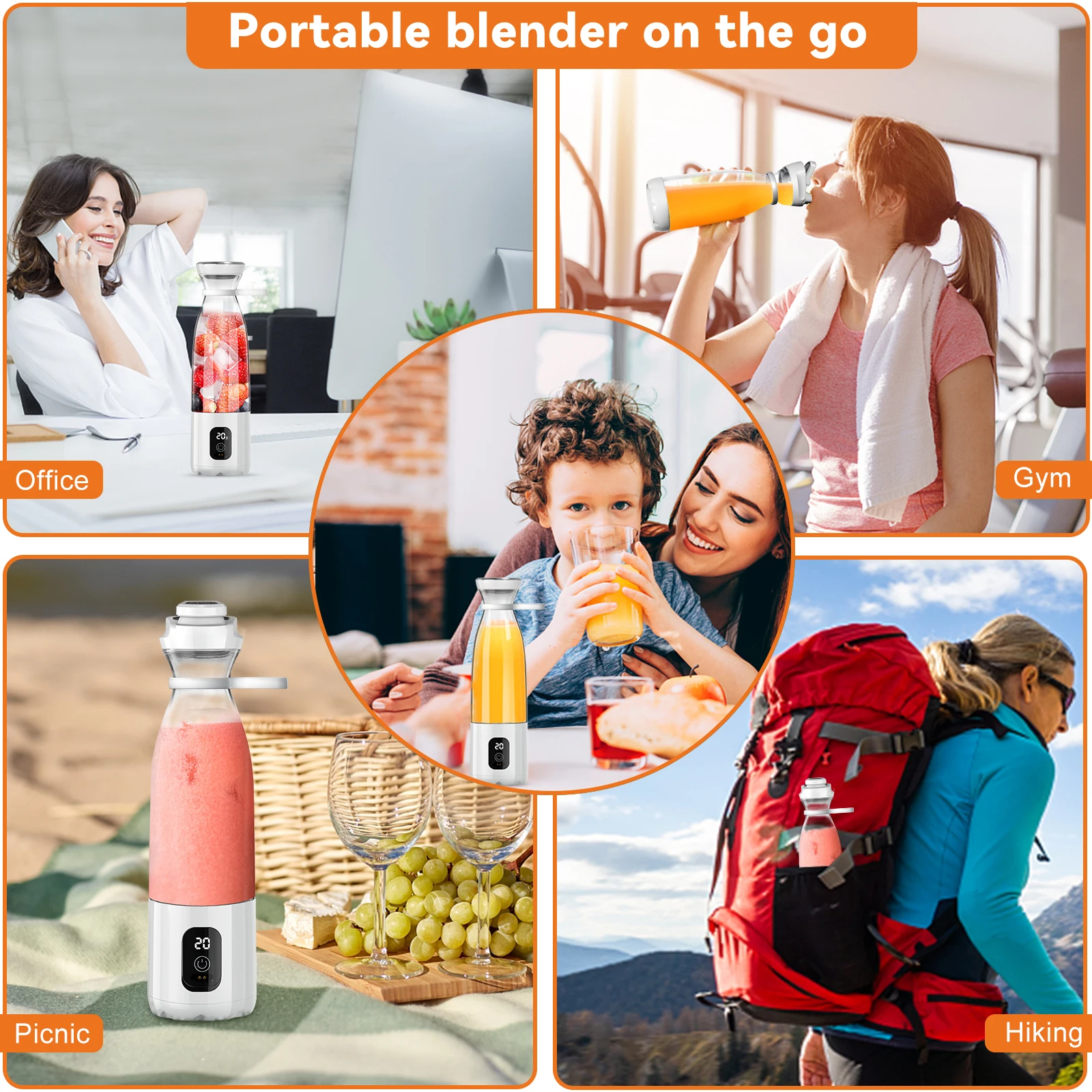 Pawaca Мини Портативный блендер для свежего сока смузи бутылка миксер чашка