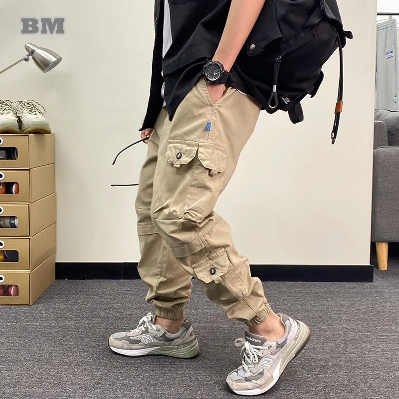 Japanese Streetwear Fashion Cargo Pants Men Clothing Harajuku Casual Jogging Pants American Skateboard Trousers Tactical Joggers