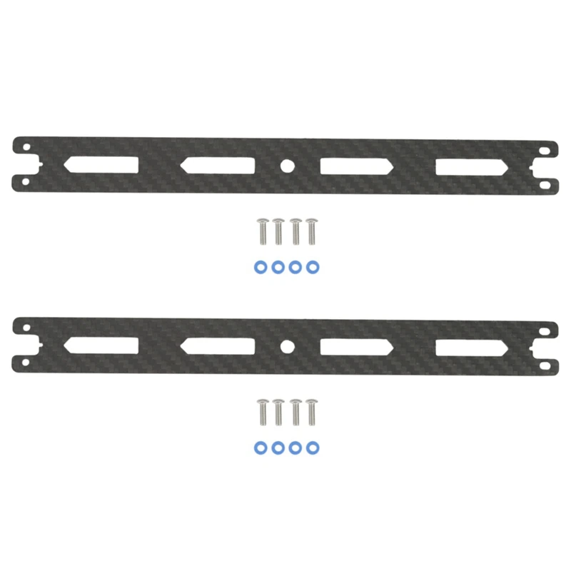 

2X Carbon Fiber Second Floor Board Plate For Tamiya TT02 TT02B TT-02 TT-02B 1/10 RC Car Upgrade Parts Accessories