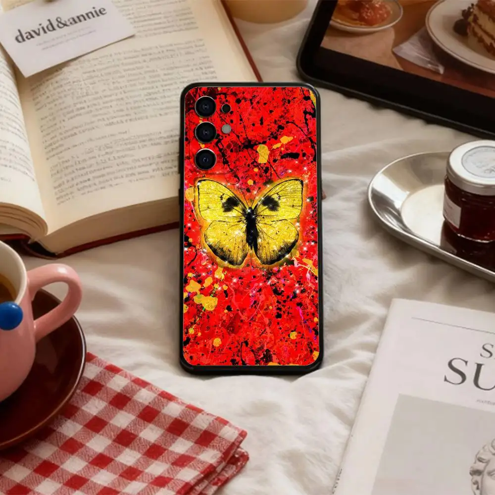 Фото Стильный чехол для телефона с изображением певца Эд Ширана для Samsung S25, S24, S23, S22, S30, S21, S10, S9, Ultra, Plus, Lite, FE, 4G, 5G, мягкий черный чехол №3