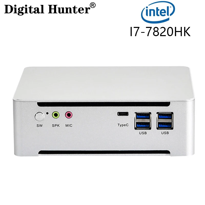 

Gaming mini pc i7 7820HK 2.9GHz Nvme SSD DDR4 dual antenna wifi Built-in graphics card 4K Support Windows 7/8/10 Sever2008 Linux
