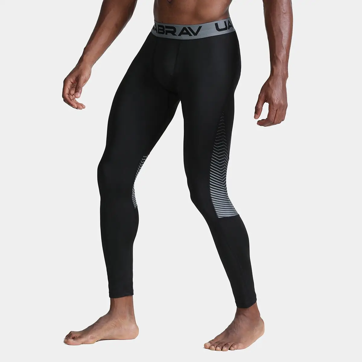 

Men Sports Leggings Fitness Elastic Compression Pants Tights Quick Drying Running Training Stretch Pants Trousers