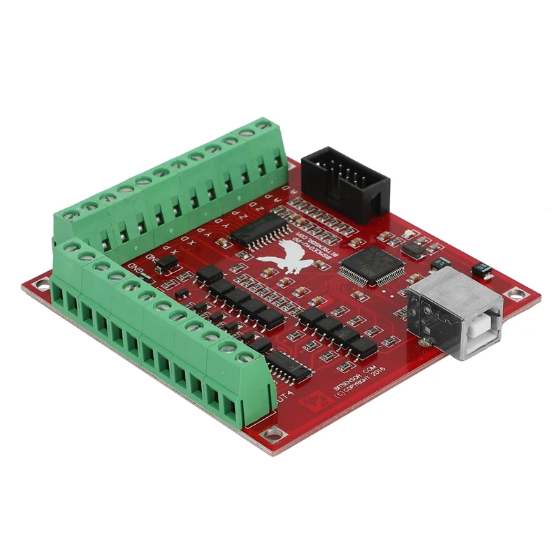 Cnc Usb 4-осевая плата управления движением Mach3 100 кГц Usb-плата для отключения 12-24 В с