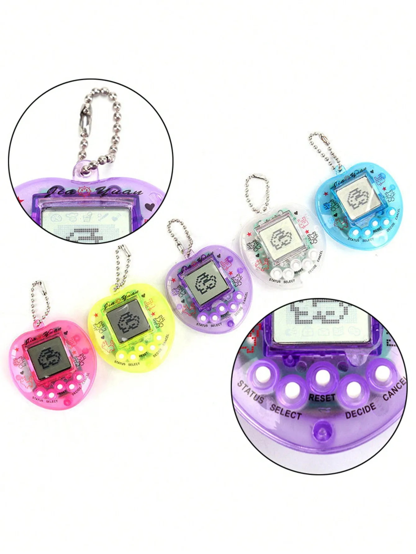 Портативный Электронный Игровой Автомат В Форме Сердца Для Мальчиков И Девочек