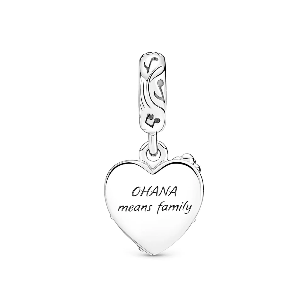 Pandora S925 Dancer Cute Stitch Pendant for Ladies, Bracelet, Collier, DIY Executive Jewelry Accessrespiration, Romantique and Beautiful