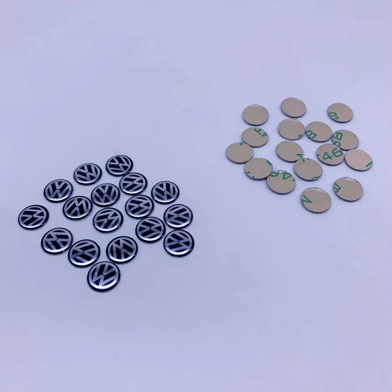 100 шт. 11 мм для Volkswagen GTI Rline R Polo Golf Passat Magotan Tiguan Jetta наклейки на ключи от автомобиля