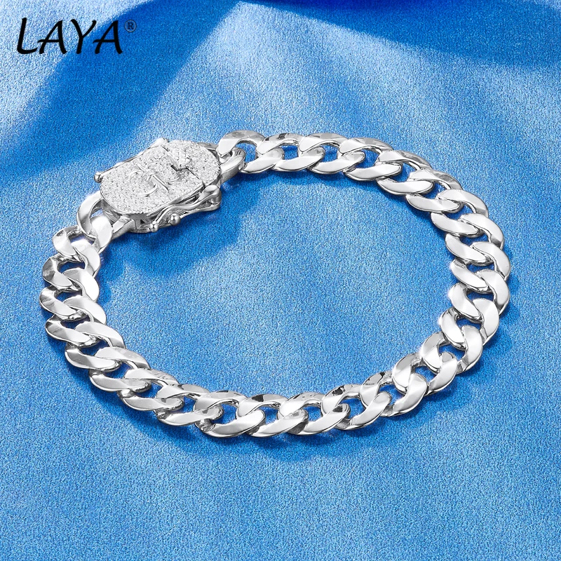 LAYA 2022 новый модный мужской браслет с кубинской цепочкой классический