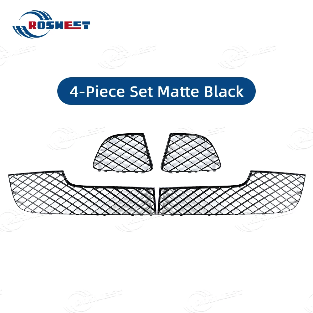 

Матовый черный решетка переднего бампера для Bentley Continental GTC Continental GT 2012 2013 2014 2015 V12 6,0 T, передний бампер под решеткой