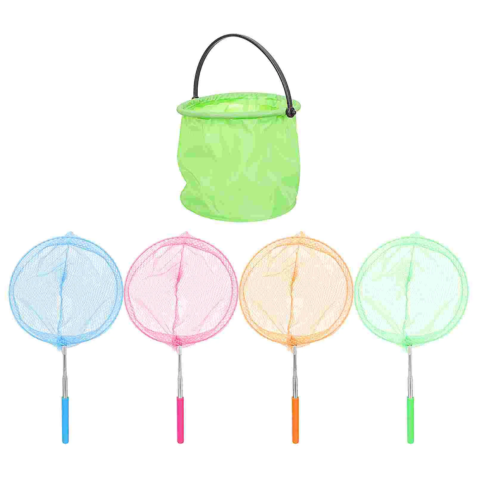

1 Set Practical Insects Catching Net Durable Fishing Net with Bucket Home Supplies