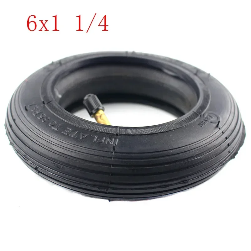 

Мотоциклетная шина 6x1 1/4, 150 мм, накачивающее колесо для скутера с внутренней трубкой ступицы, электрическая 6-дюймовая пневматическая шина