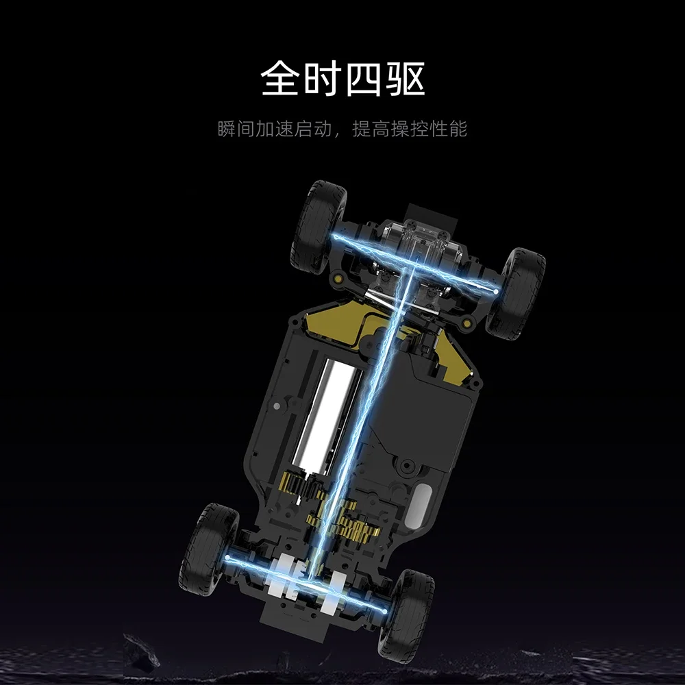 Фото SNICLO CA34 RC 1/43 автомобиль FPV 4WD Mini Pocket Drift Racing 2,4 ГГц электрический RC модель автомобиля для дрифта детские игрушки подарки №3