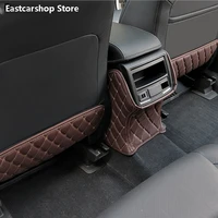 car rear seat anti kick pad rear seats cover back armrest protection mat cover for subaru forester 2019 2020 2021 accessories