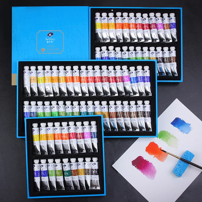 

Art Watercolor For Pigments Rubens Supplies Professional Painting 18/24/36colors Pigment Artist Paul Tube Set Drawing