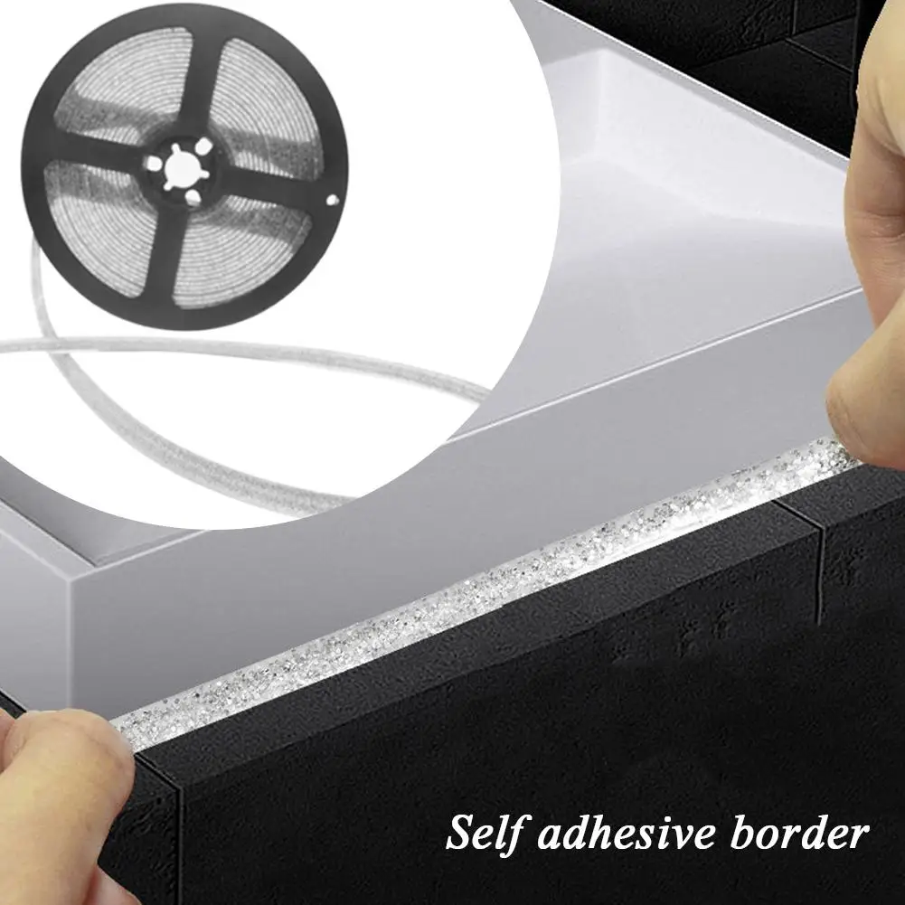 

1 Roll 15mm PVC Waterproof Gap Tape Bathroom Wall Sealing Strip Self-adhesive Plaster Edge Decorative Line Tape