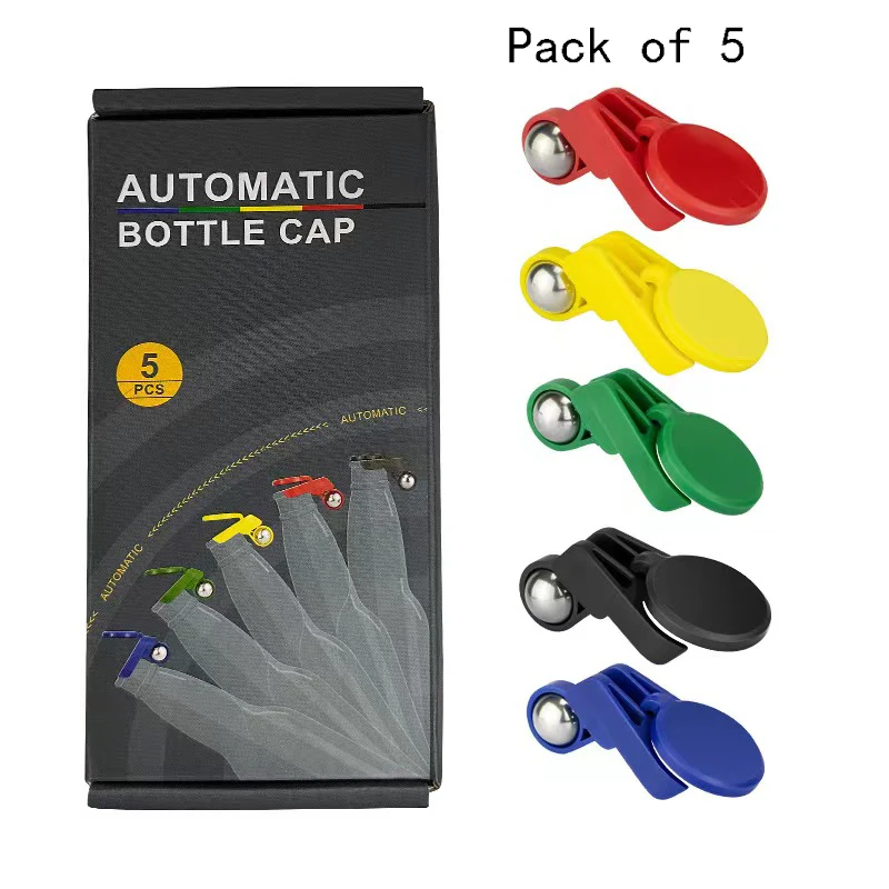 

Automatic Bottle Opener Billy The Clip Ergonomic Design Non-Slip Reusable Professional Self Opening Plastic Automatic Beer Caps