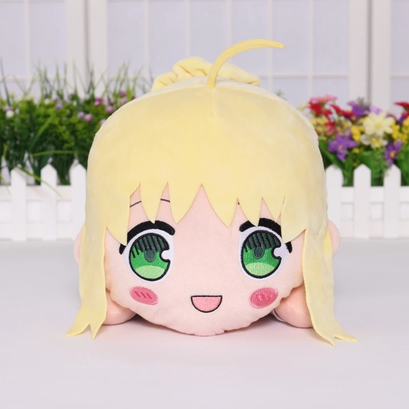 

Japan Anime Fate/Grand Order Fate/stay Night Cosplay Altria Pendragon Plush Doll Stuffed Toy SABER Cute Pillow Decoration Gift