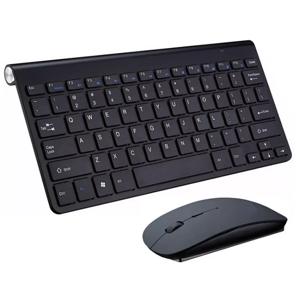 Keyboard Mouse Combo Set Ultra-Thin Business Multimedia Wireless Keyboard and Mouse For Notebook Laptop Mac Desktop PC