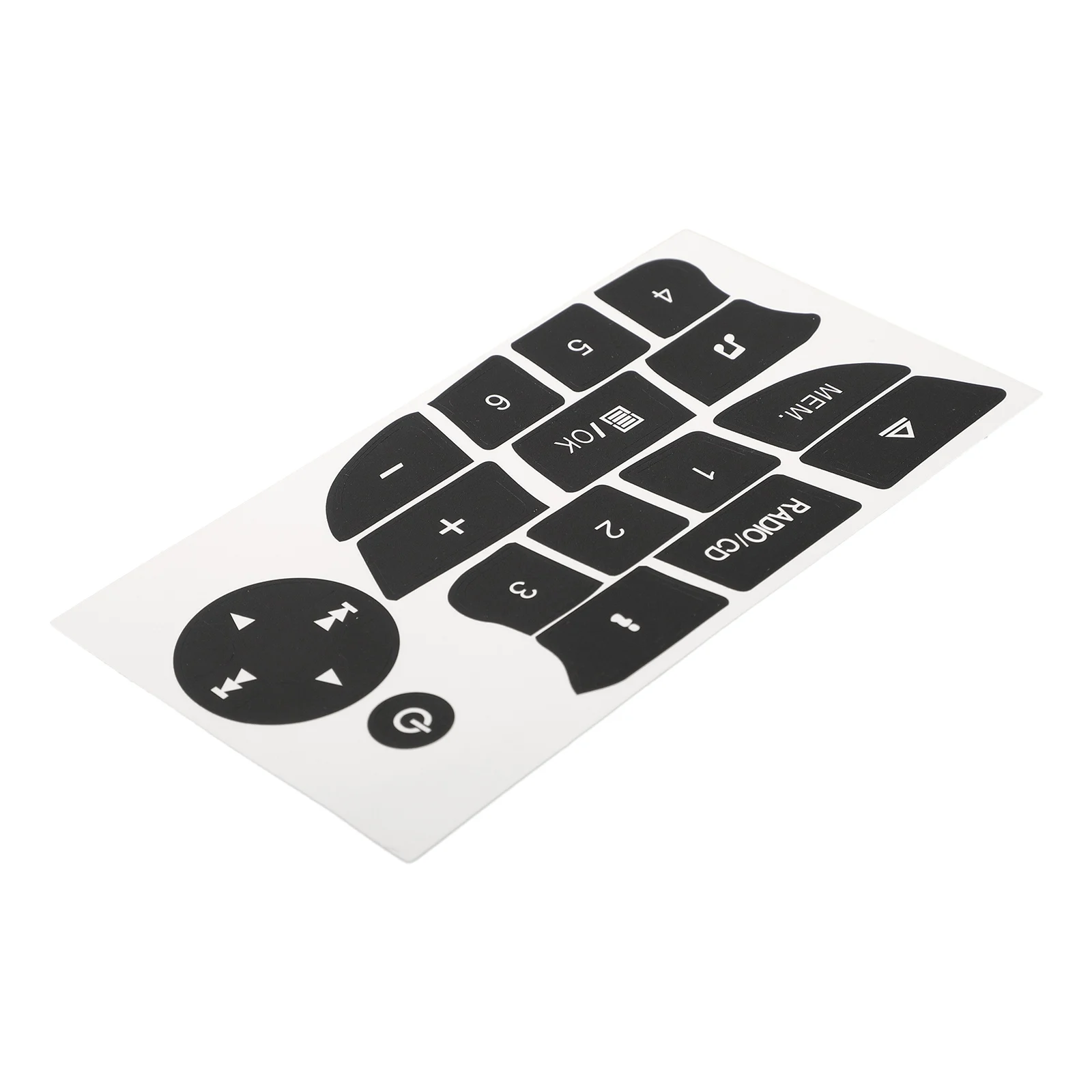 Авто радио CD Aufkleber Reparatur Getragen Knopf Schalter для Clio Megane 2009-2011 ремонт радиокнопок наклейка