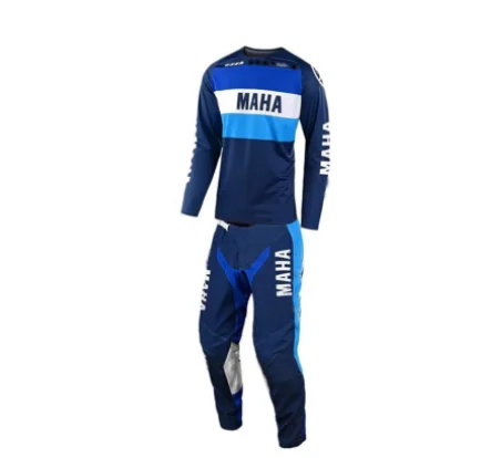 Комплект экипировки для горного велосипеда BMX MTB 2021 Yamaha Moto Motocross: майка и штаны, перчатки, костюм для мотоциклистов и велосипедистов HJ6 ON.