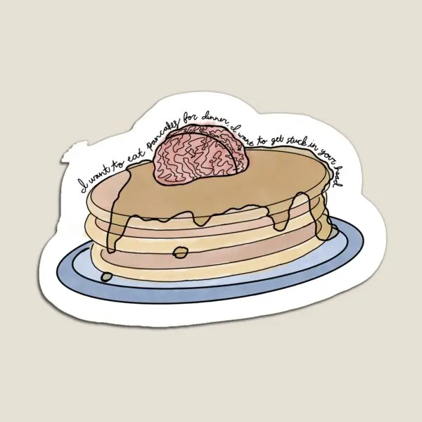 

Блинчики для ужина магнитные наклейки домашний держатель для детской холодильника милый Декор Детская красочная игрушка