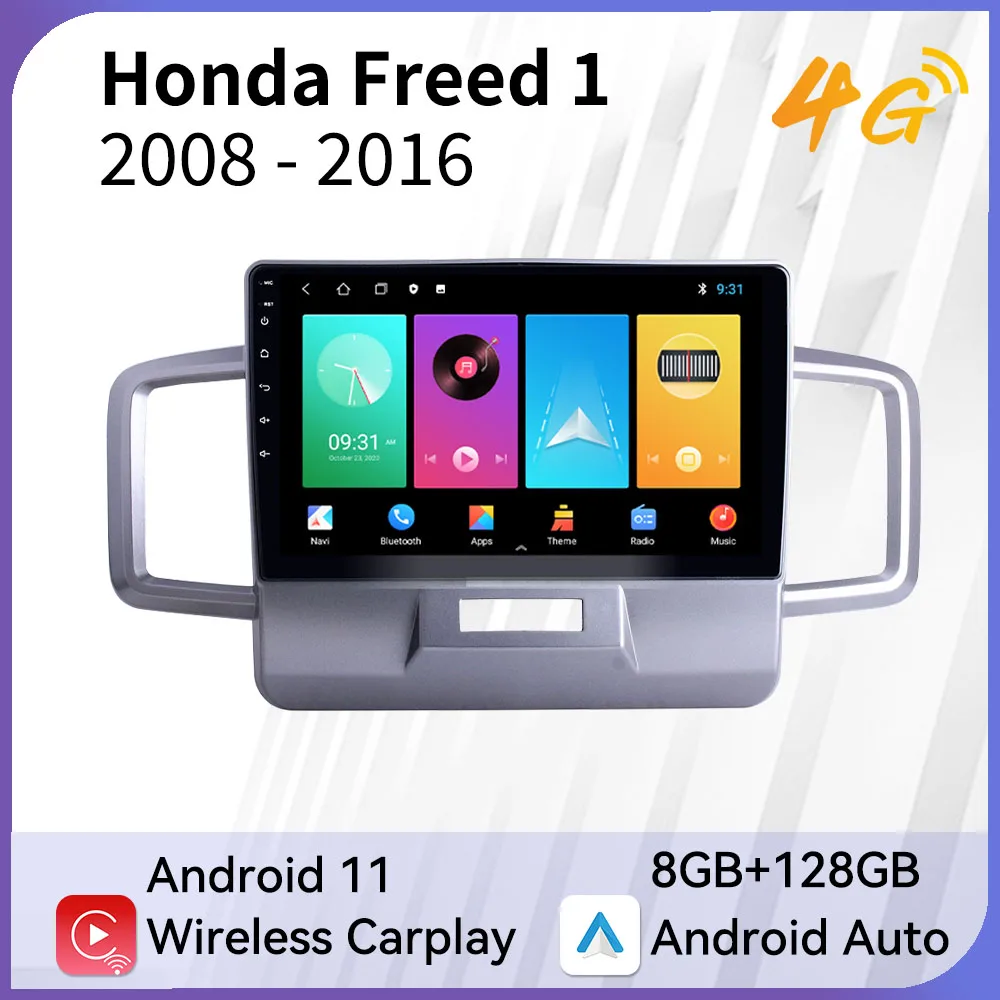 

2 Din Android Car Radio for Honda Freed 1 2008-2016 10.1 Inch Screen Auto Stereo WIFI GPS Navigation Multimedia Player Head Unit
