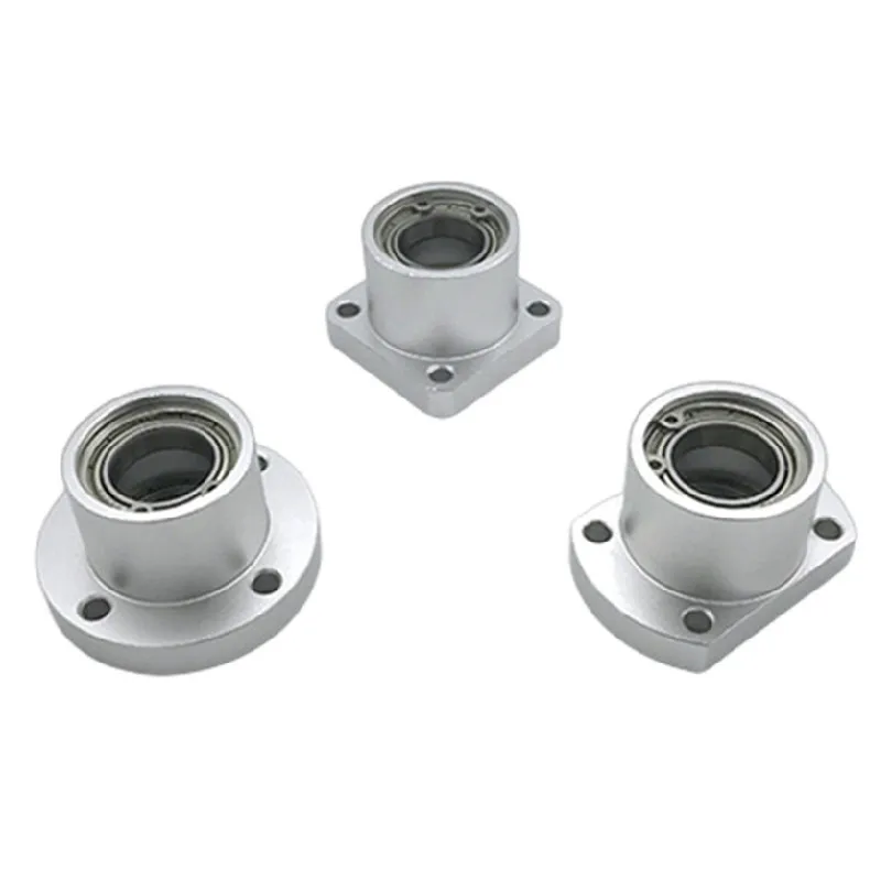 

Free Shipping 1pcs Housings Double-Shielded Flange Bearing Seat Assembly With Buckle Ring Dia 5 6 8 10 12mm